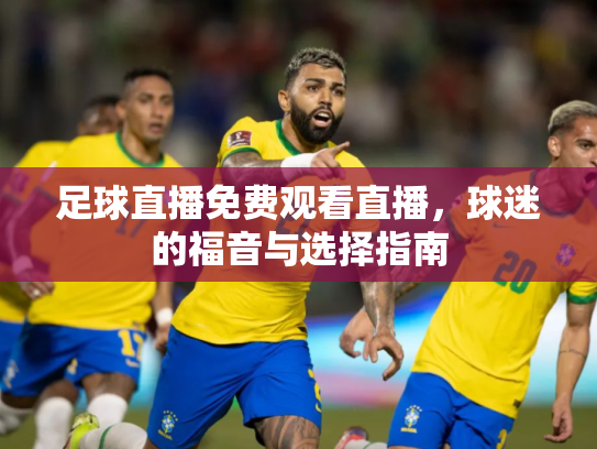 足球直播免费观看直播，球迷的福音与选择指南