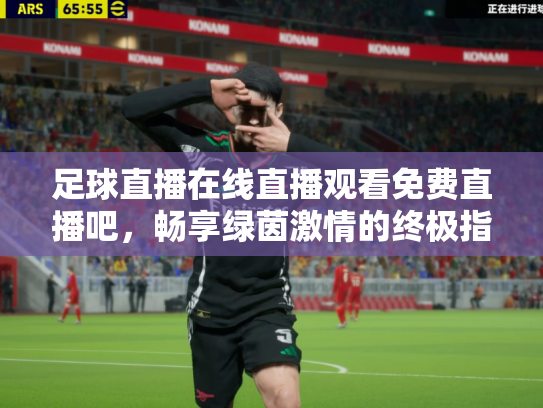 足球直播在线直播观看免费直播吧，畅享绿茵激情的终极指南