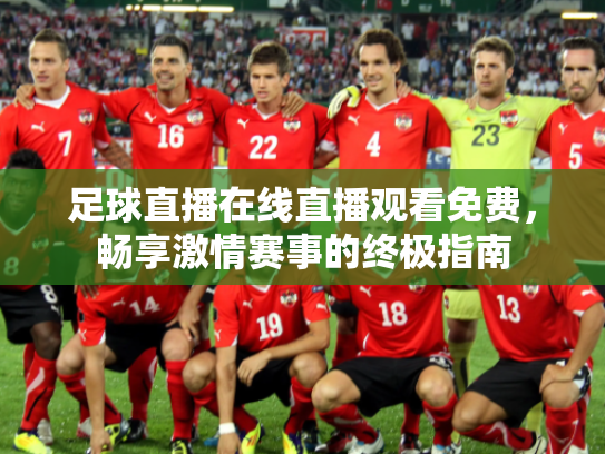 足球直播在线直播观看免费，畅享激情赛事的终极指南
