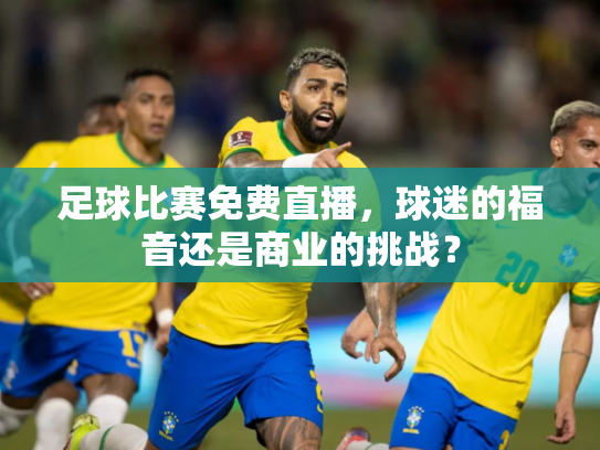 足球比赛免费直播，球迷的福音还是商业的挑战？