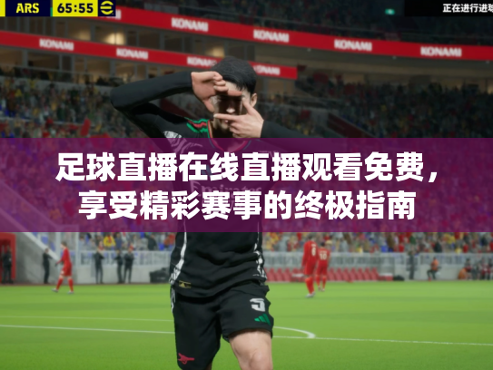 足球直播在线直播观看免费，享受精彩赛事的终极指南
