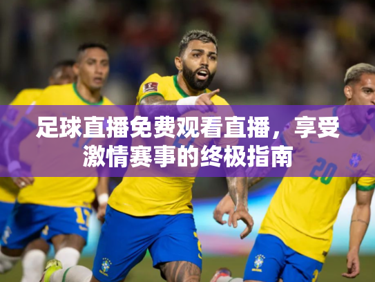足球直播免费观看直播，享受激情赛事的终极指南