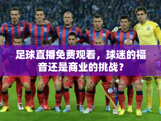 足球直播免费观看，球迷的福音还是商业的挑战？