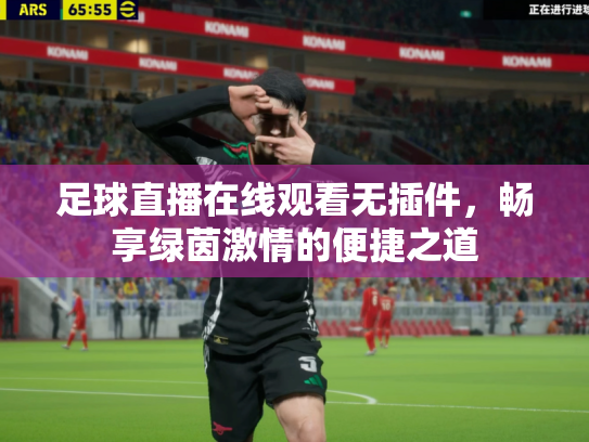 足球直播在线观看无插件，畅享绿茵激情的便捷之道