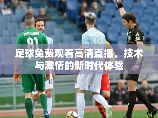 足球免费观看高清直播，技术与激情的新时代体验