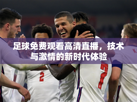 足球免费观看高清直播，技术与激情的新时代体验