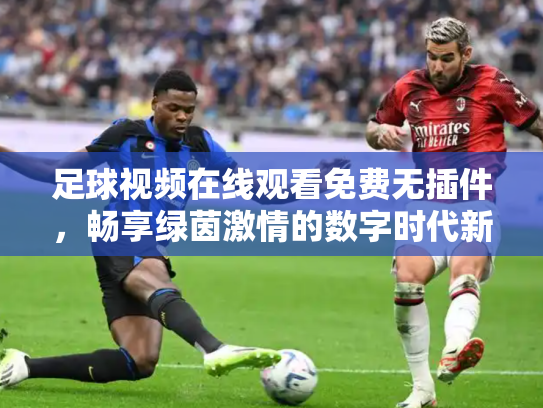 足球视频在线观看免费无插件，畅享绿茵激情的数字时代新方式