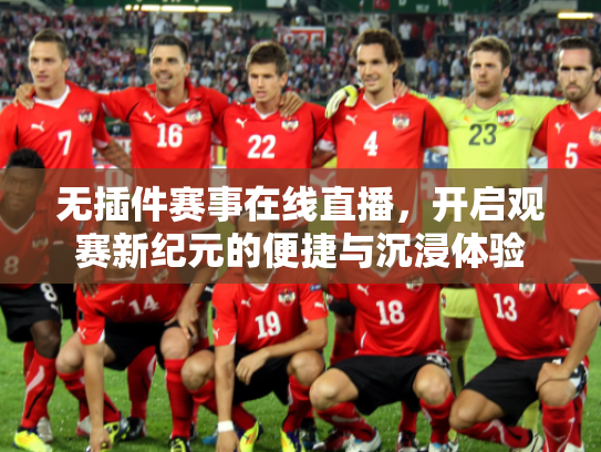无插件赛事在线直播，开启观赛新纪元的便捷与沉浸体验