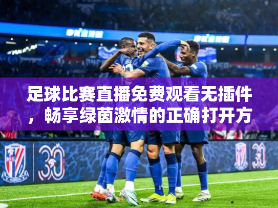 足球比赛直播免费观看无插件，畅享绿茵激情的正确打开方式