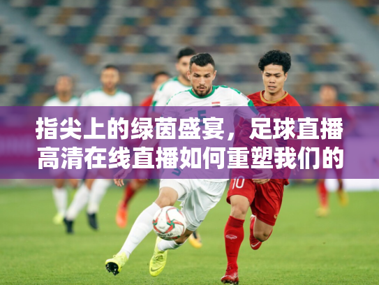 指尖上的绿茵盛宴，足球直播高清在线直播如何重塑我们的观赛体验