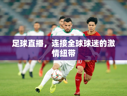 足球直播，连接全球球迷的激情纽带