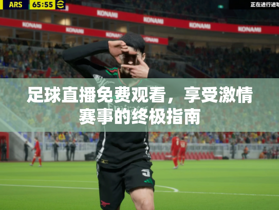 足球直播免费观看，享受激情赛事的终极指南