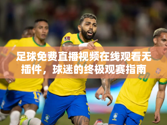 足球免费直播视频在线观看无插件，球迷的终极观赛指南