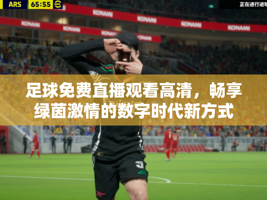 足球免费直播观看高清，畅享绿茵激情的数字时代新方式
