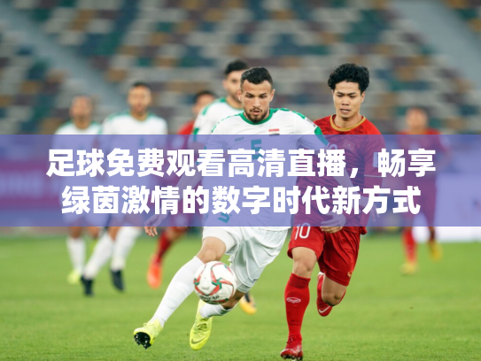足球免费观看高清直播，畅享绿茵激情的数字时代新方式