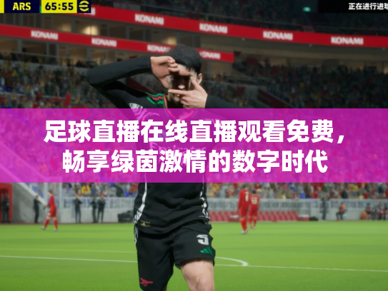足球直播在线直播观看免费，畅享绿茵激情的数字时代