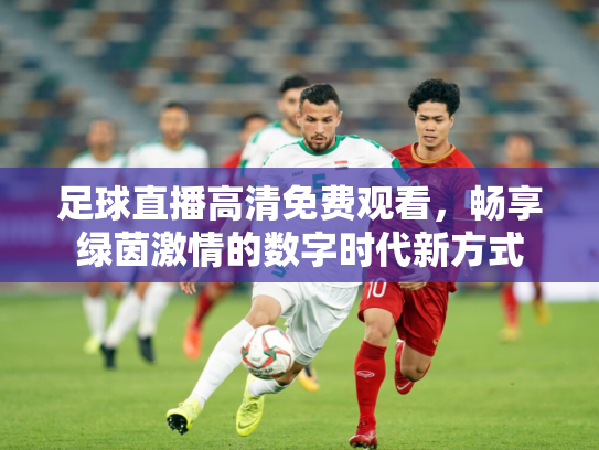 足球直播高清免费观看，畅享绿茵激情的数字时代新方式
