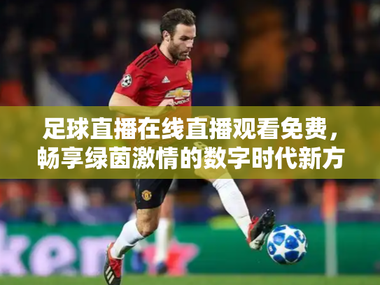 足球直播在线直播观看免费，畅享绿茵激情的数字时代新方式