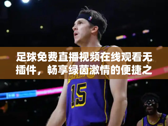 足球免费直播视频在线观看无插件，畅享绿茵激情的便捷之道