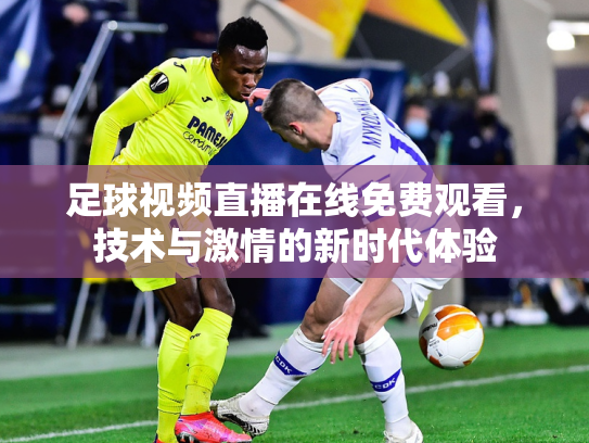 足球视频直播在线免费观看，技术与激情的新时代体验
