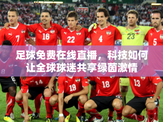 足球免费在线直播，科技如何让全球球迷共享绿茵激情
