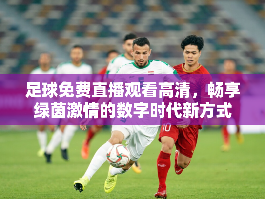 足球免费直播观看高清，畅享绿茵激情的数字时代新方式