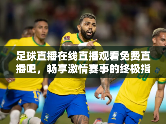 足球直播在线直播观看免费直播吧，畅享激情赛事的终极指南