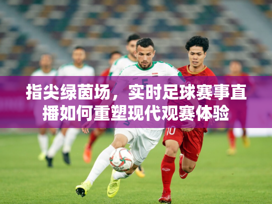 指尖绿茵场，实时足球赛事直播如何重塑现代观赛体验