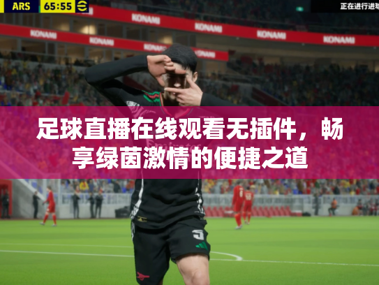 足球直播在线观看无插件，畅享绿茵激情的便捷之道