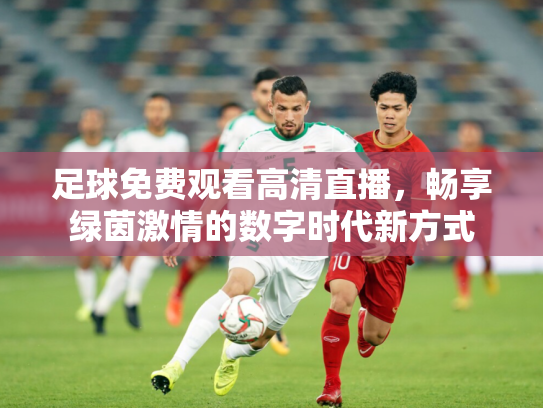 足球免费观看高清直播，畅享绿茵激情的数字时代新方式