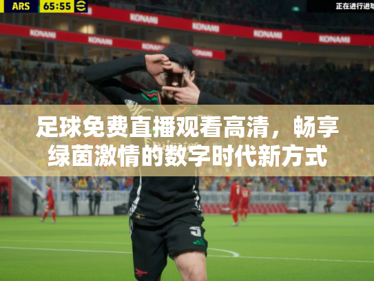 足球免费直播观看高清，畅享绿茵激情的数字时代新方式