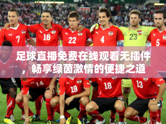 足球直播免费在线观看无插件，畅享绿茵激情的便捷之道