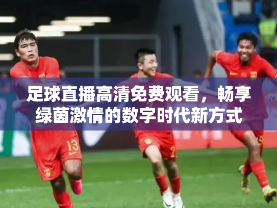 足球直播高清免费观看，畅享绿茵激情的数字时代新方式