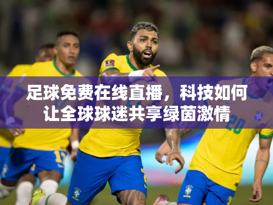 足球免费在线直播，科技如何让全球球迷共享绿茵激情