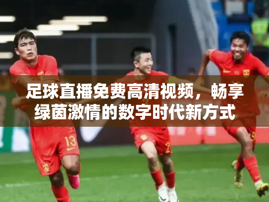 足球直播免费高清视频，畅享绿茵激情的数字时代新方式