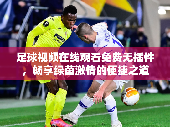 足球视频在线观看免费无插件，畅享绿茵激情的便捷之道