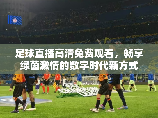 足球直播高清免费观看，畅享绿茵激情的数字时代新方式
