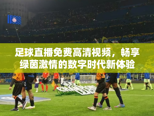 足球直播免费高清视频，畅享绿茵激情的数字时代新体验