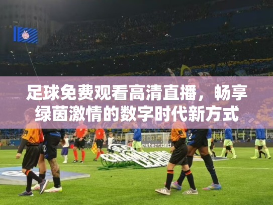 足球免费观看高清直播，畅享绿茵激情的数字时代新方式