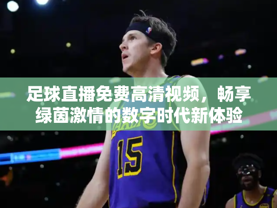 足球直播免费高清视频，畅享绿茵激情的数字时代新体验