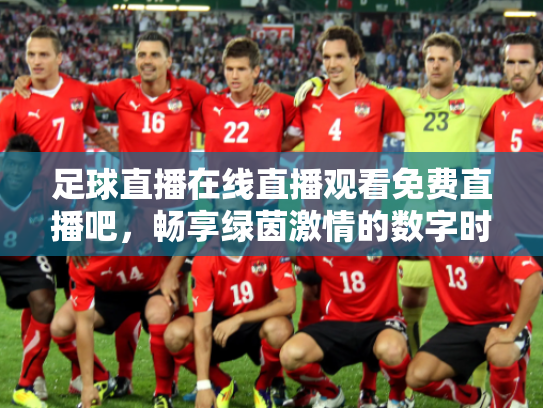 足球直播在线直播观看免费直播吧，畅享绿茵激情的数字时代