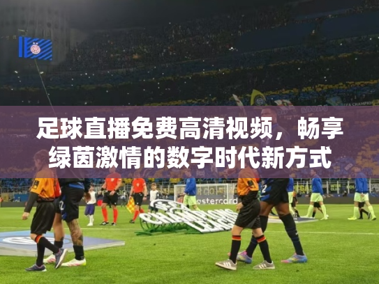 足球直播免费高清视频，畅享绿茵激情的数字时代新方式