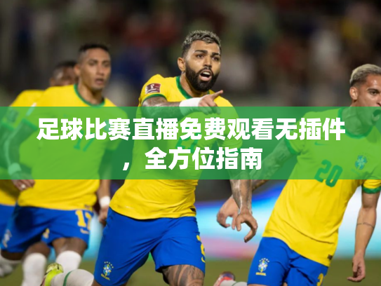 足球比赛直播免费观看无插件，全方位指南