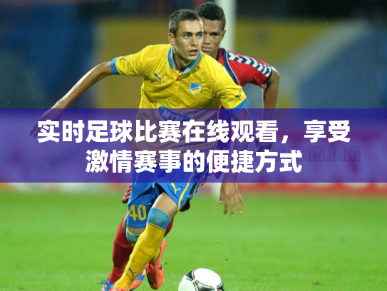 实时足球比赛在线观看，享受激情赛事的便捷方式