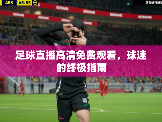 足球直播高清免费观看，球迷的终极指南