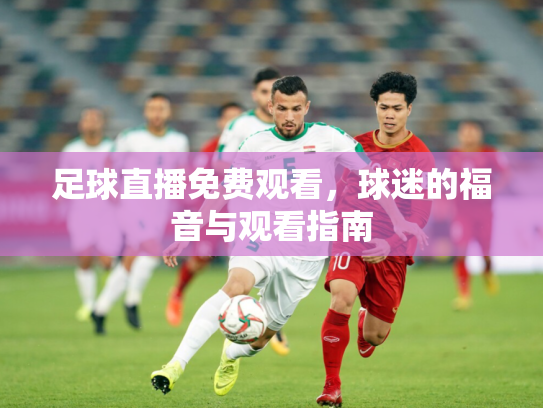 足球直播免费观看，球迷的福音与观看指南