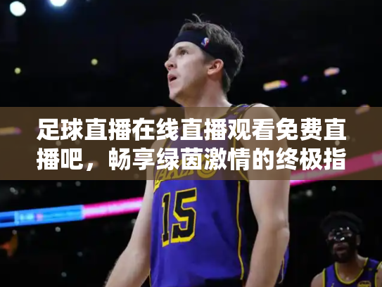 足球直播在线直播观看免费直播吧，畅享绿茵激情的终极指南