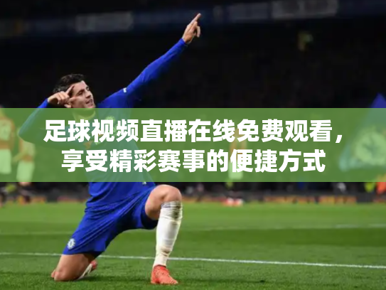 足球视频直播在线免费观看，享受精彩赛事的便捷方式