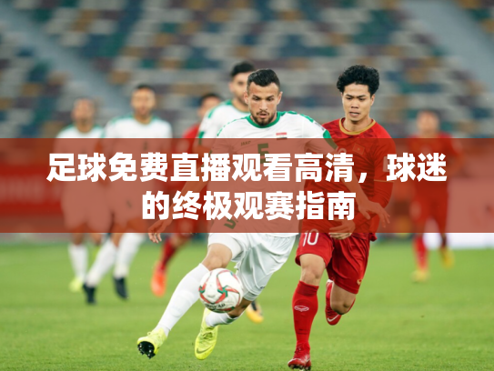 足球免费直播观看高清，球迷的终极观赛指南