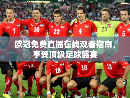 欧冠免费直播在线观看指南，享受顶级足球盛宴